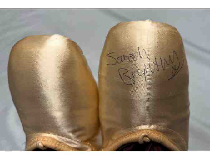 Sarah Brightman-signed Christine Daae's pointe shoes from The Phantom of the Opera