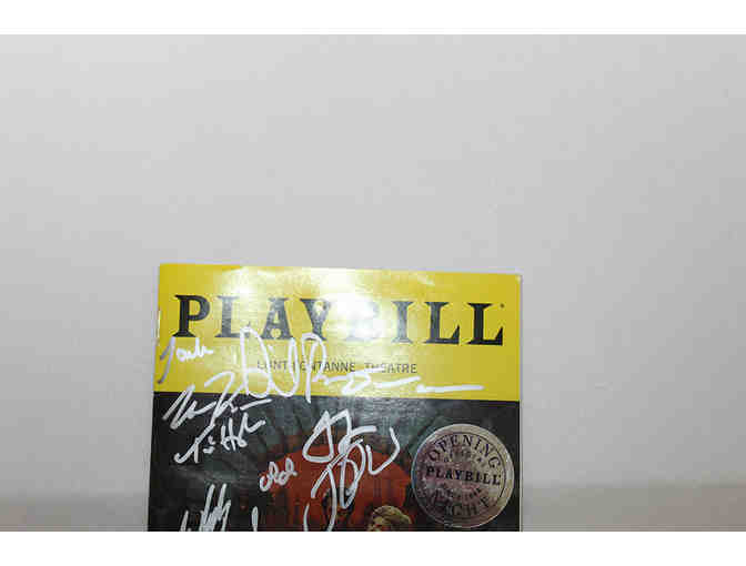 Annaleigh Ashford, Josh Groban & cast-signed Sweeney Todd opening night Playbill