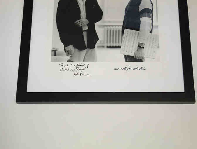One Photograph, Two Legends: Hal Prince and Stephen Sondheim Photo, Signed by the Broadway Royalty