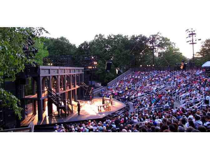 2 tickets to Shakespeare In the Park