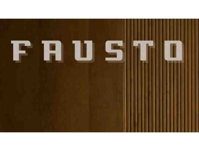 FAUSTO: An Italian Restaraunt with Brooklyn Soul $200 Gift Certificate