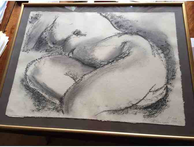 Anthony Caro, Untitled, 1992, charcoal on paper, framed - Photo 1