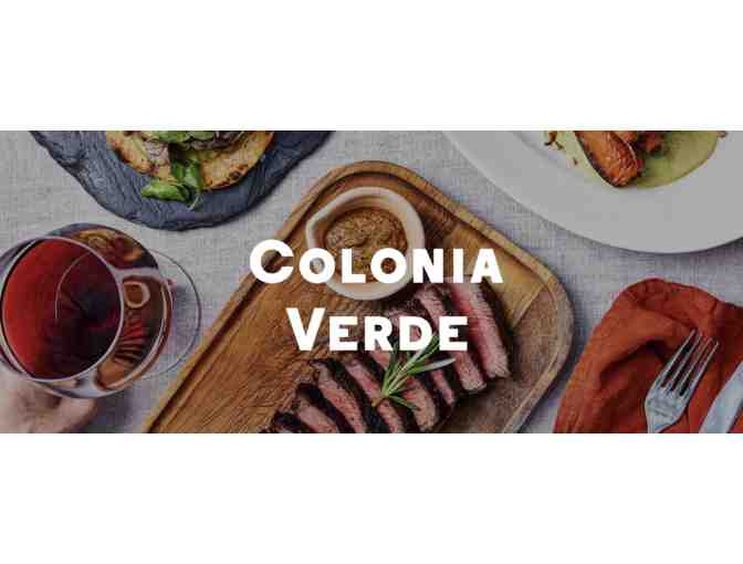 Colonia Verde: Full dinner with wine for two