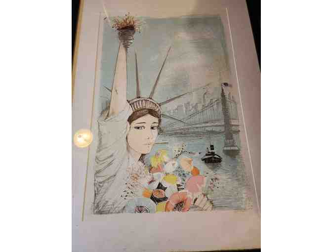 Signed Statue of Liberty Limited Museum Print 17/150 - Photo 1
