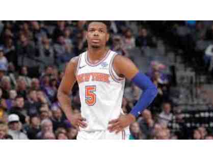 New York Knicks Signed Jersey - Dennis Smith Jr
