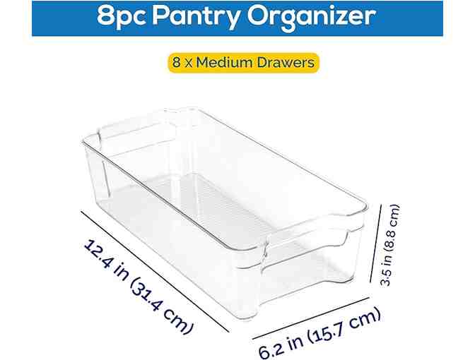 Utopia Home Fridge Organizers and Storage Clear - Set of 8 Refrigerator Organizer Bins - Photo 1