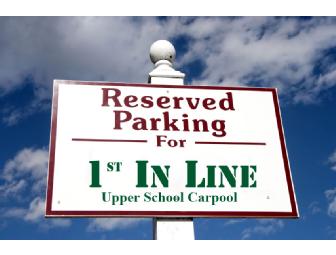 First in Carpool Line - Upper School