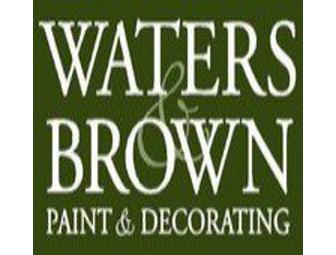 4 Hours of Indoor House Painting & $100 Gift Certificate to Waters & Brown Paint Store