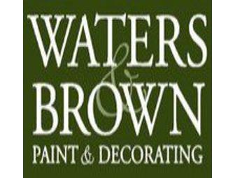 4 Hours of Indoor House Painting & $100 Gift Certificate to Waters & Brown Paint Store