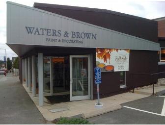 4 Hours of Indoor House Painting & $100 Gift Certificate to Waters & Brown Paint Store