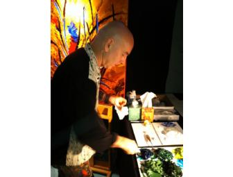 Painted L I V E! -- Original 30' x 40' 3-D Oil Painting by Expressionist JD Miller