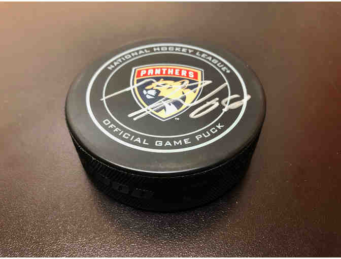 MacKenzie Weegar Autographed Replica NHL Hockey Puck