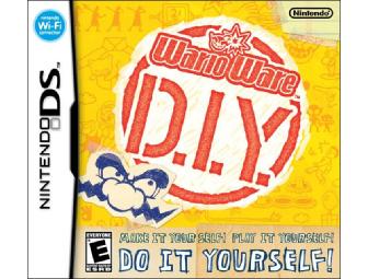 Nintendo DSI XL and WarioWare D.I.Y. game