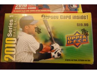 2010 Baseball Cards - 3 different boxes!
