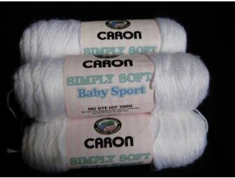 13 Skeins of Caron Simply Soft Baby Sport Yarn