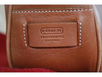 Tan Leather Coach Briefcase