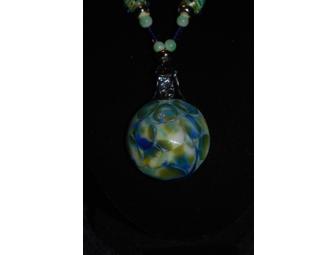 Handcrafted Glass Bead Necklace