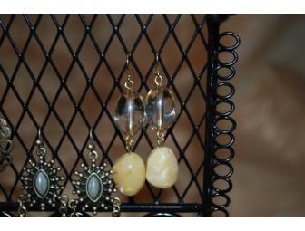 Jewlery Tree with Eight Pairs of Earrings from Champagne Jewelry