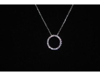 14K White Gold & Diamond Circle of Life Pendant from Philip Alexander Jewelers