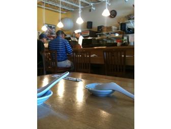 $100 gift card to Yoshi Sushi
