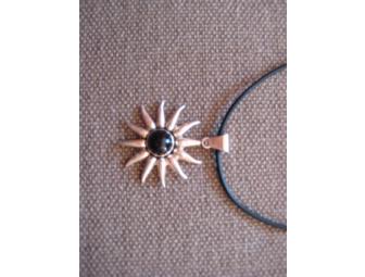 Silver & Onyx Necklace and Bracelet