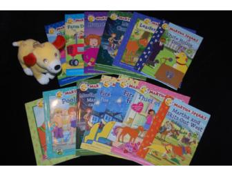 Martha Speaks 12 Book Collection with plush doll