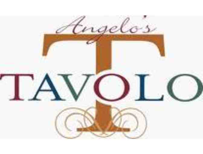 $400 Gift Certificate for Dinner for 4 at Angelo's Tavolo