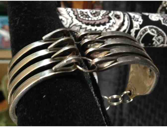 Silver 'Forks' Bracelet