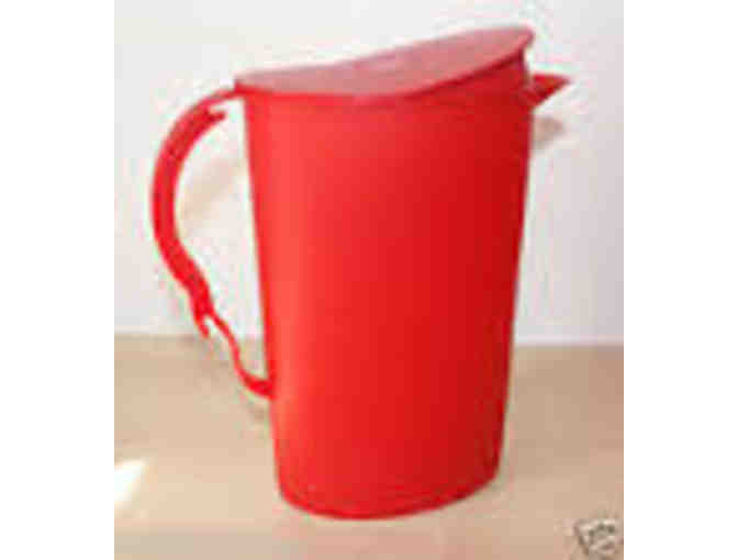 Tupperware Pitcher and Fiesta Canister