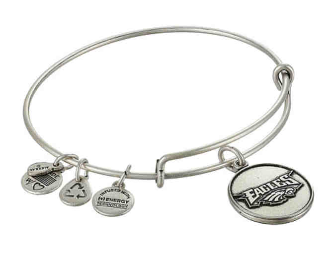 Pair of Alex and Ani Silver 'Brown' School 'Eagles' Bracelets!