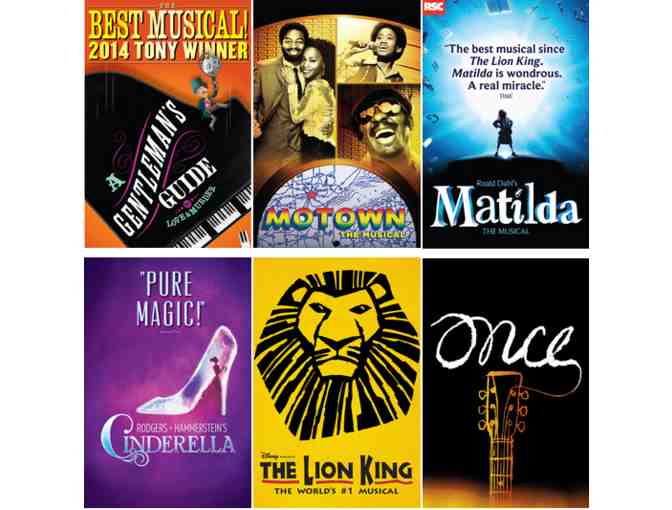 Proctors 2015-16 Broadway Series - 2 Tickets to ANY show -  Winners Choice!