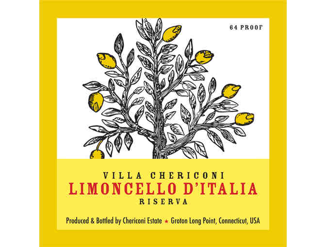 Homemade Limoncello from Villa Chericoni
