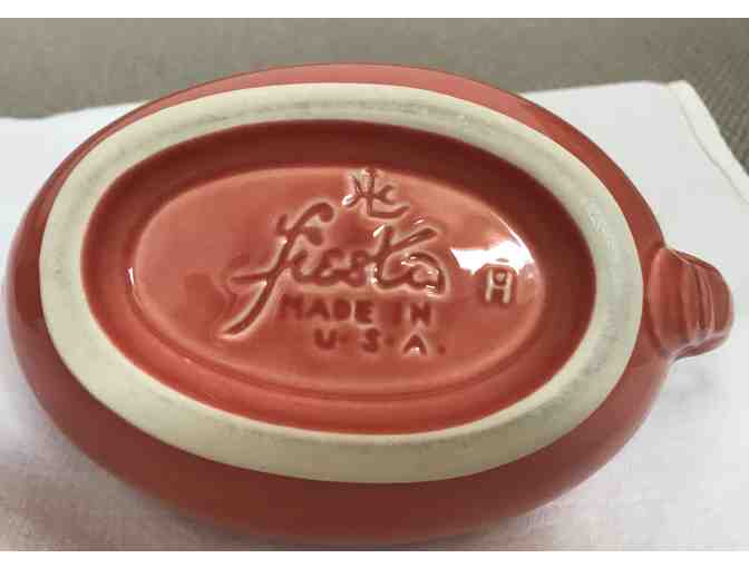 Vintage Fiestaware Teapot & Gravy Boat