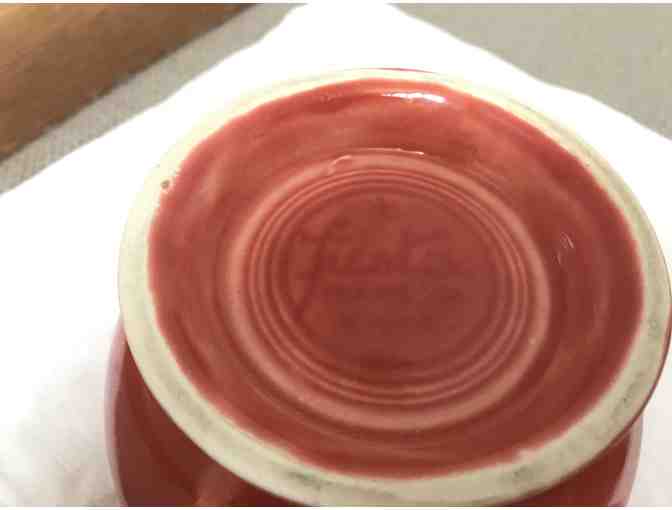 Vintage Fiestaware Teapot & Gravy Boat