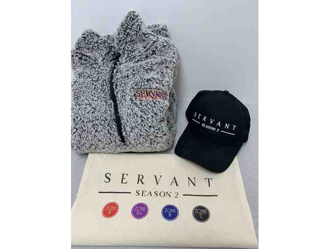 Swag from Castmember in M.Night Shyamalan's SERVANT, now streaming on Apple TV.