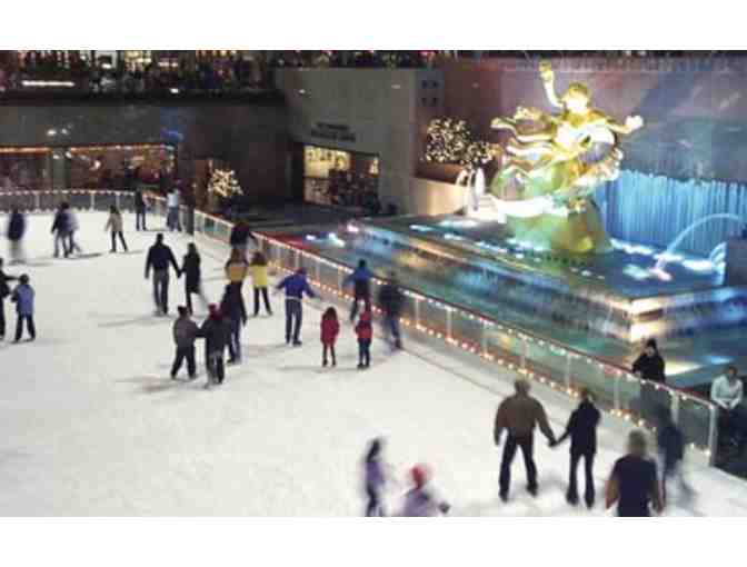 No Expiration! The Rink at Rockefeller Center: Hop the Line, Rentals & Skating for Two!