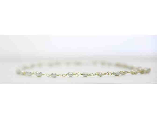 Beautiful Fresh-Water Pearl Necklace, Handcrafted