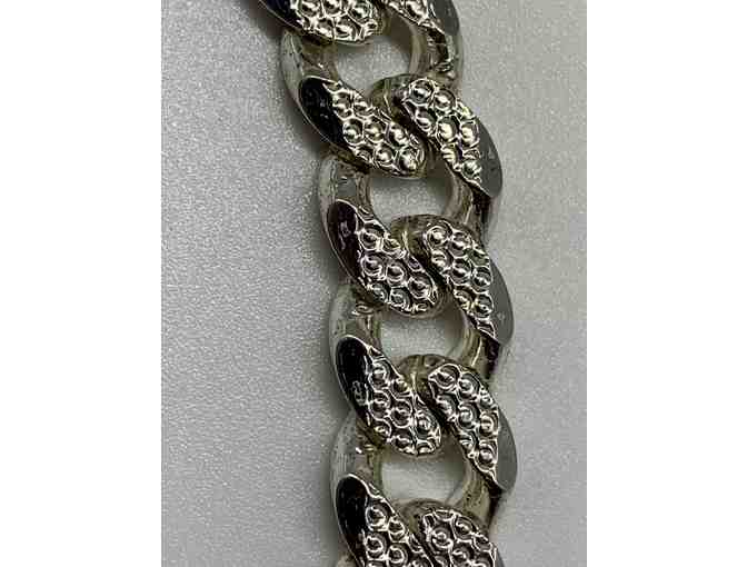 Sterling Silver Heavy Chain Necklace, Made in Italy