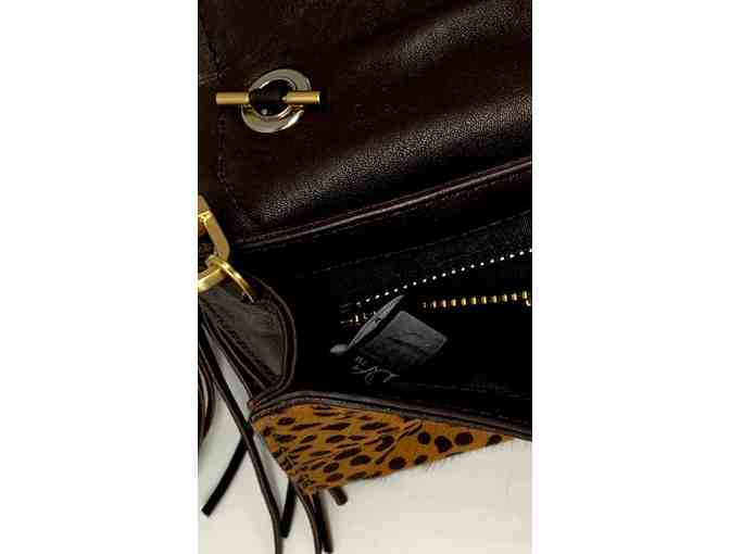 DVF Mini Harper Spotted Calf Hair Bag With Removable Tassel