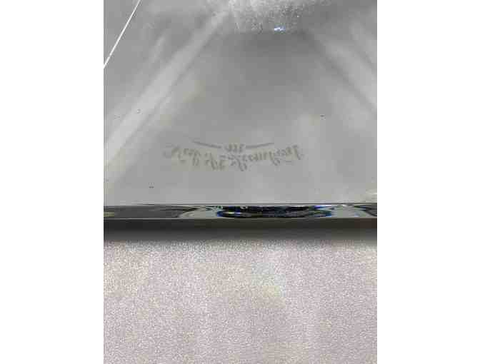 Set of Two Val St. Lambert Single Light Candlesticks, Gardenia