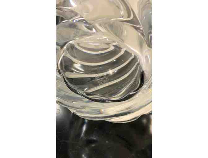 Baccarat Swirl Crystal Vase