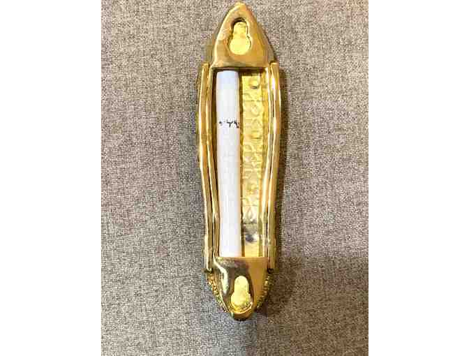 Gold Mezuzah