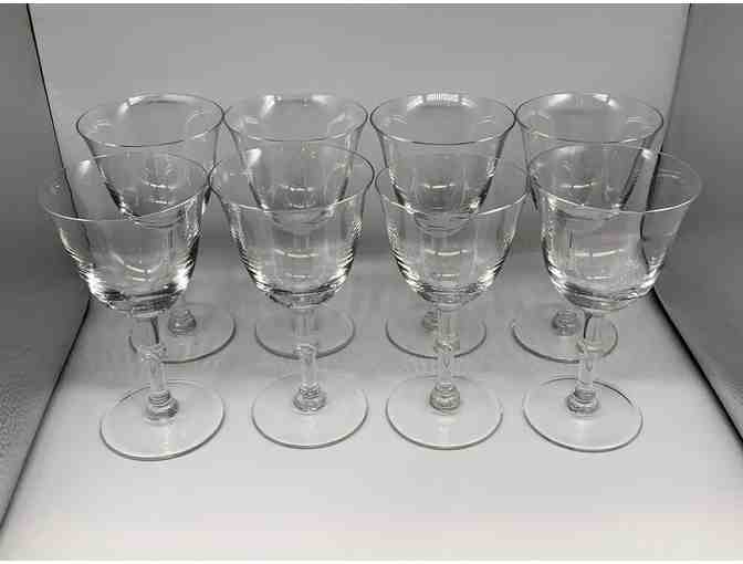 Vintage Lalique Beaugency Tall Water Goblets 6 3/4", Set of 16 - Photo 2