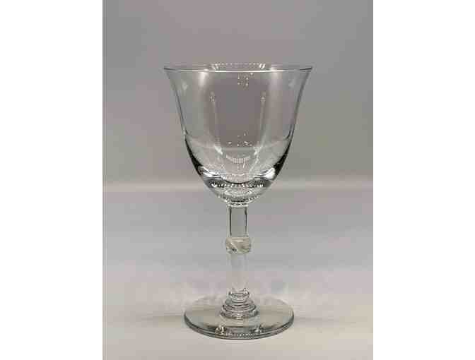 Vintage Lalique Beaugency Tall Water Goblets 6 3/4", Set of 16 - Photo 3