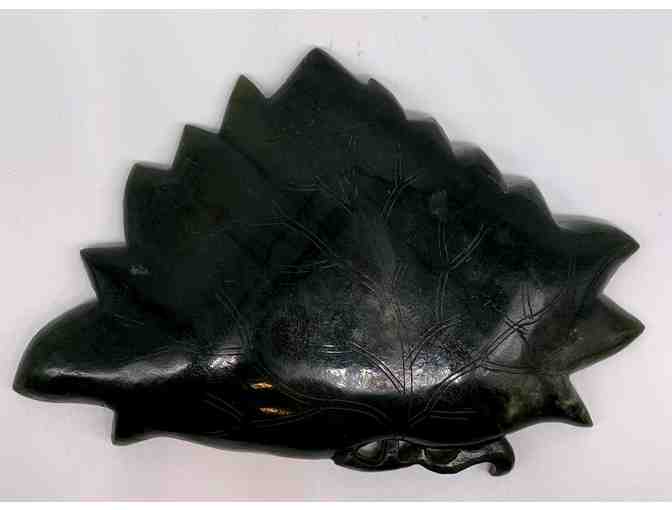 Jade Trinket "Leaf" Plate - Photo 2