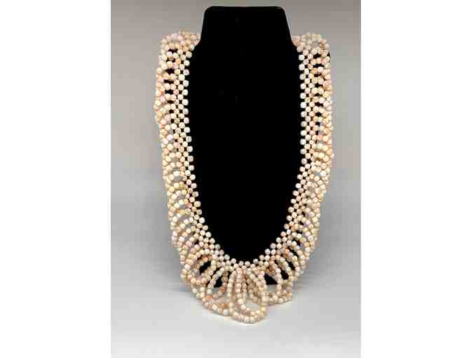 Charming 'Bib' Style Beaded Necklace