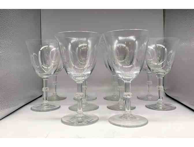 Lalique Beaugency Wine/Water Goblet 6 3/8', Set of 10