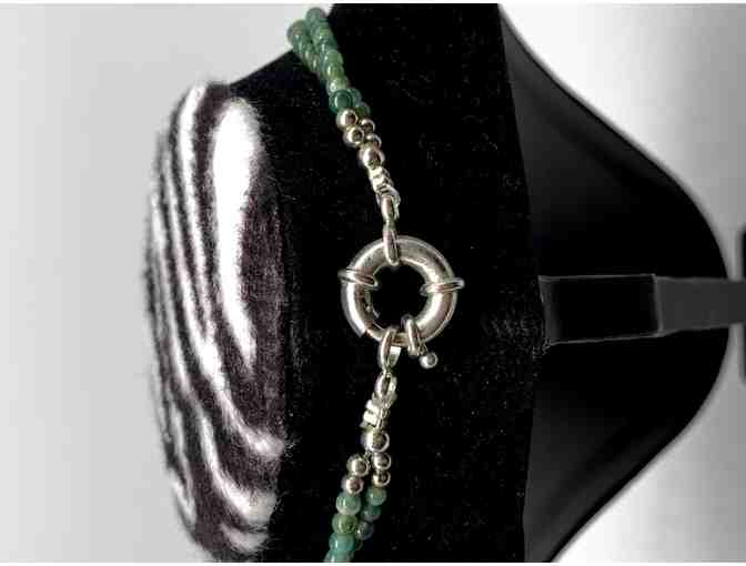 Green 'Ruby in Zoisite' Statement Necklace