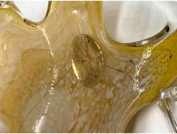 Murano Style Glassware Decorative Bowl