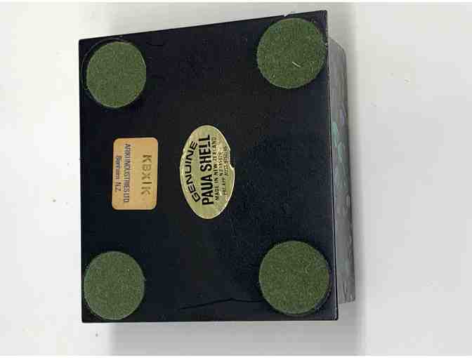 Genuine Paua Shell Trinket Box Made in New Zealand